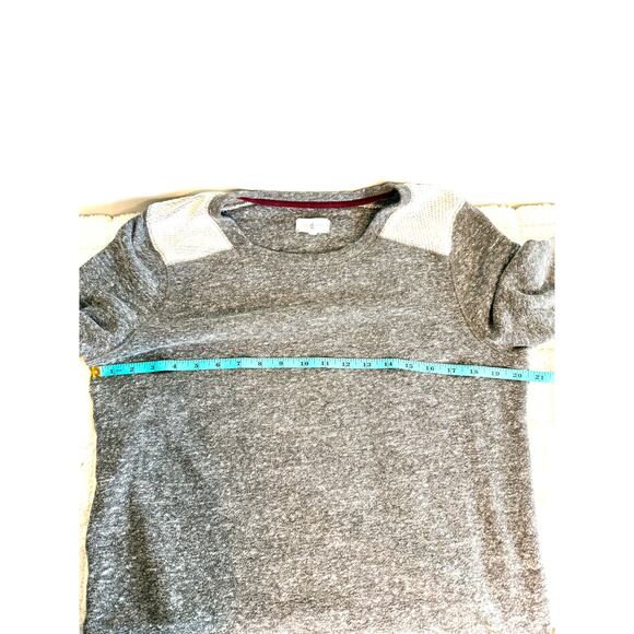 Lou & Gray Woman’s Gray Long Sleeve Crew Neck Sweater Sz Large Career Casual - Picture 8 of 15